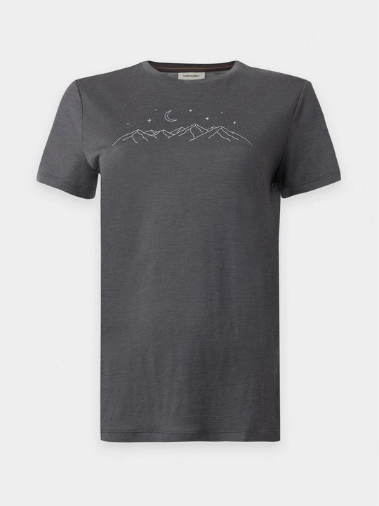 Zdjęcie produktu T-shirt z nadrukiem Icebreaker ciemnoszary