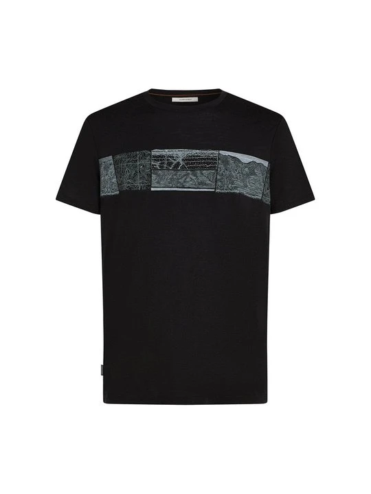 Zdjęcie produktu T-shirt z nadrukiem Icebreaker czarny