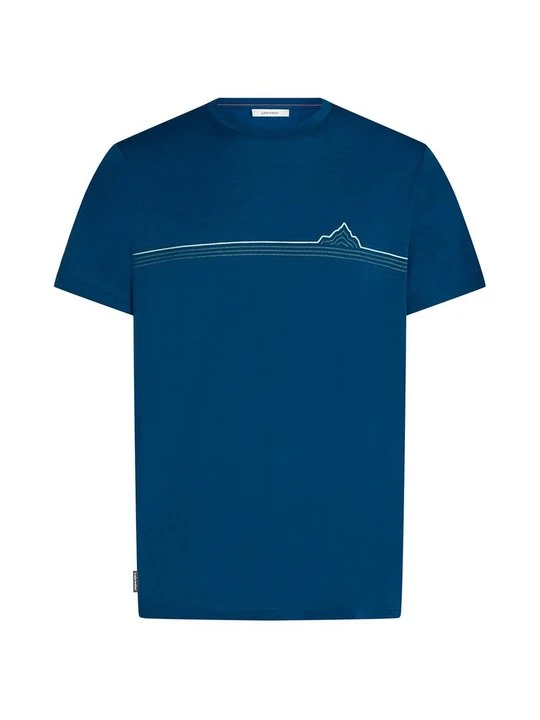 Zdjęcie produktu T-shirt z nadrukiem Icebreaker granatowy