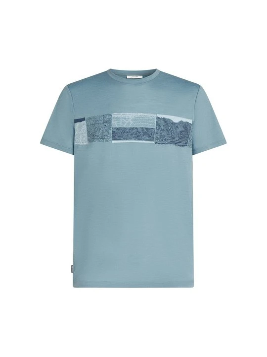 Zdjęcie produktu T-shirt z nadrukiem Icebreaker jasnoniebieski