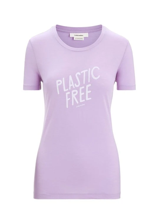 Zdjęcie produktu T-shirt z nadrukiem Icebreaker jasnoróżowy
