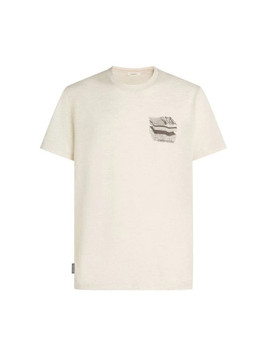 Zdjęcie produktu T-shirt z nadrukiem Icebreaker mleczny