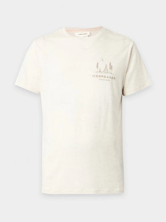 Zdjęcie produktu T-shirt z nadrukiem Icebreaker mleczny
