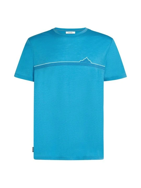 Zdjęcie produktu T-shirt z nadrukiem Icebreaker niebieski