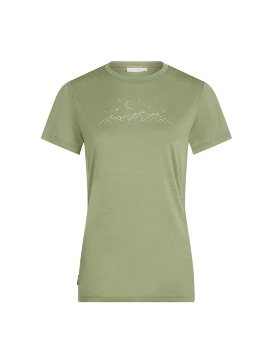 Zdjęcie produktu T-shirt z nadrukiem Icebreaker zielony melanż