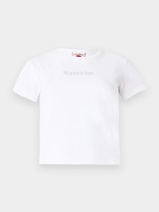 Zdjęcie produktu T-shirt z nadrukiem Icecream biały