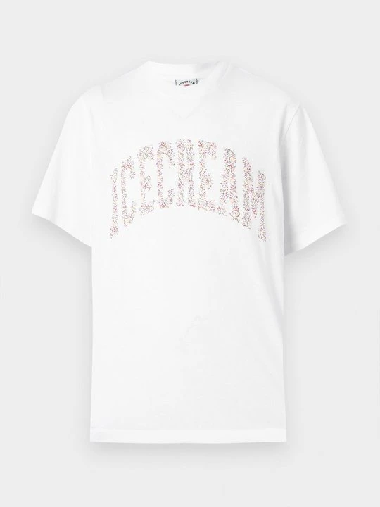 Zdjęcie produktu T-shirt z nadrukiem Icecream biały