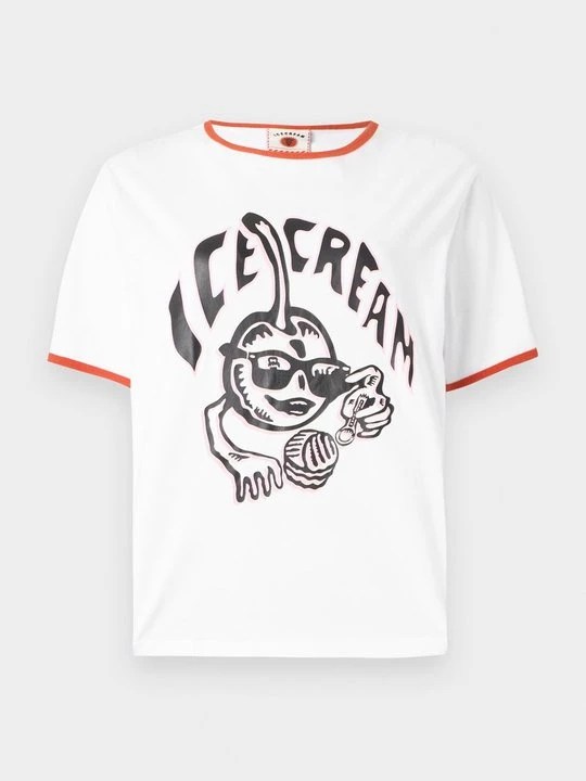 Zdjęcie produktu T-shirt z nadrukiem Icecream biały