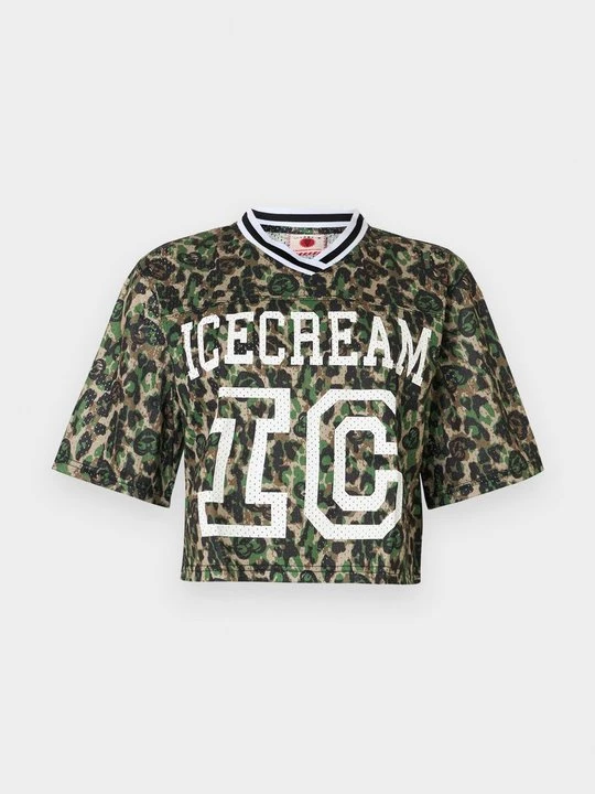 Zdjęcie produktu T-shirt z nadrukiem Icecream brązowy