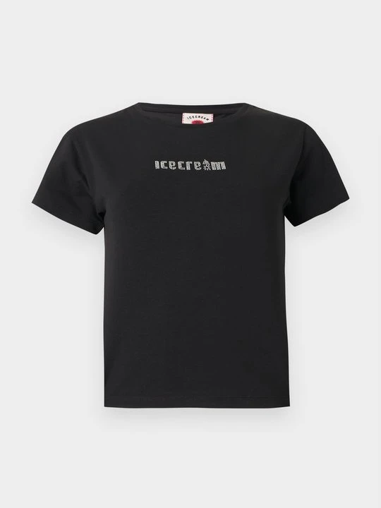 Zdjęcie produktu T-shirt z nadrukiem Icecream czarny