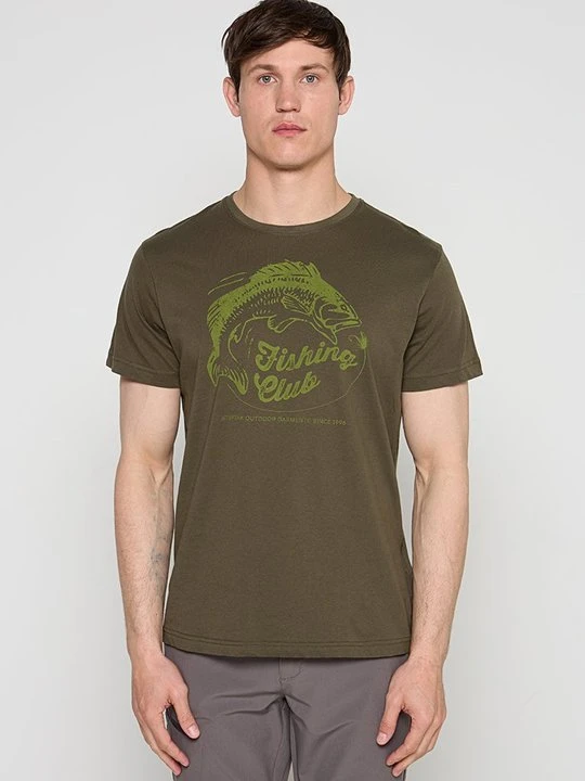 Zdjęcie produktu T-shirt z nadrukiem icepeak oliwkowy