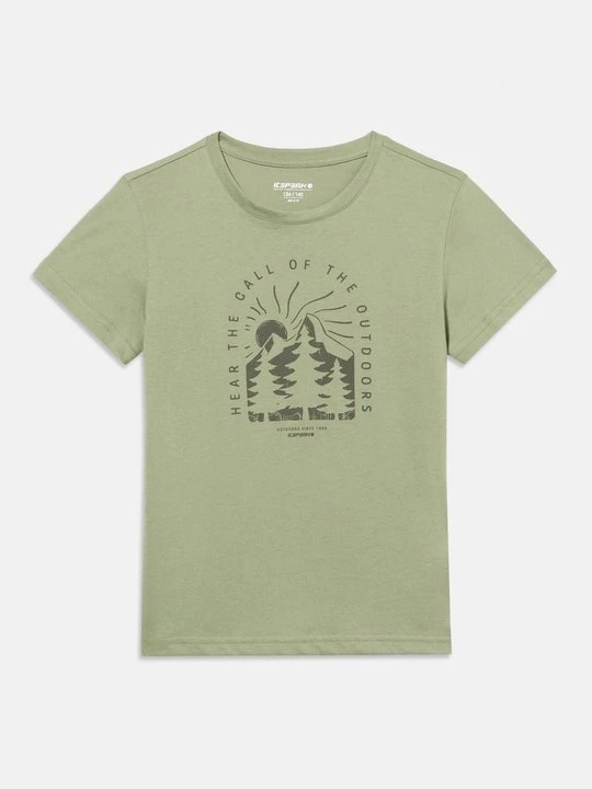 Zdjęcie produktu T-shirt z nadrukiem icepeak jasnozielony
