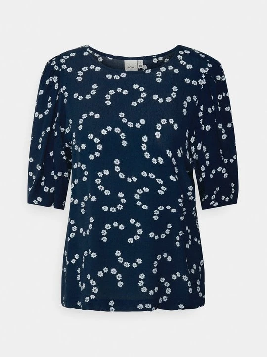 Zdjęcie produktu T-shirt z nadrukiem Ichi granatowy