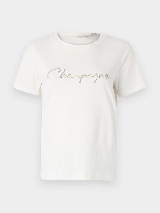 Zdjęcie produktu T-shirt z nadrukiem Ichi mleczny