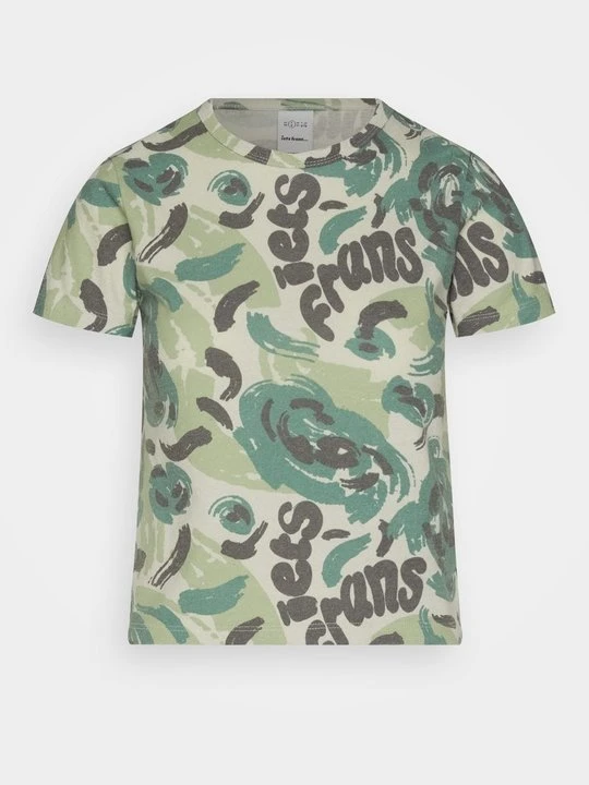 Zdjęcie produktu T-shirt z nadrukiem Iets frans… zielony
