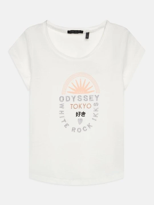 Zdjęcie produktu T-shirt z nadrukiem IKKS biały