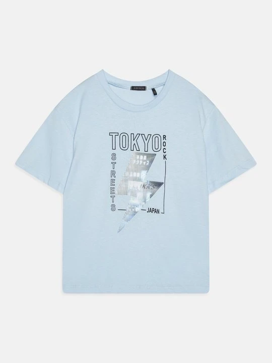 Zdjęcie produktu T-shirt z nadrukiem IKKS jasnoniebieski