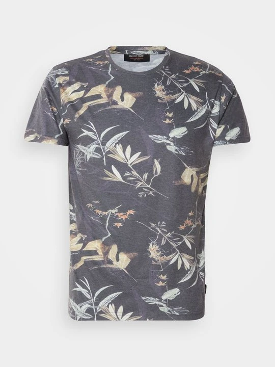 Zdjęcie produktu T-shirt z nadrukiem INDICODE czarny