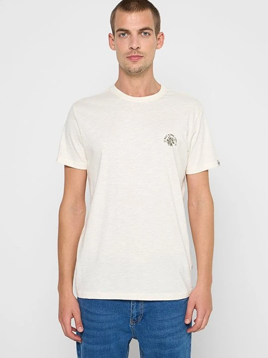 Zdjęcie produktu T-shirt z nadrukiem INDICODE biały