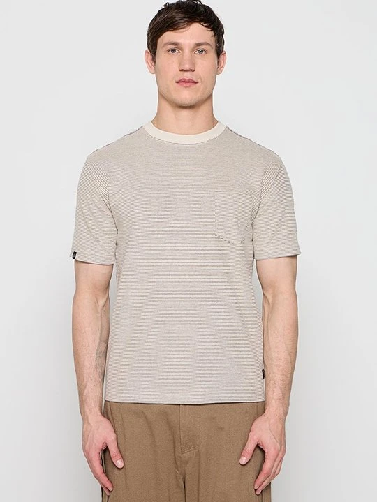 Zdjęcie produktu T-shirt z nadrukiem INDICODE biały