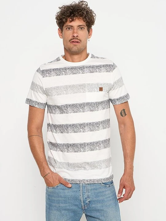 Zdjęcie produktu T-shirt z nadrukiem INDICODE szary