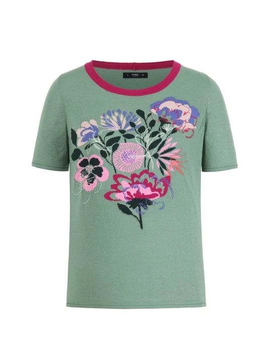 Zdjęcie produktu T-shirt z nadrukiem Ivko jasnozielony