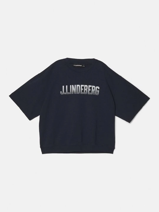 Zdjęcie produktu T-shirt z nadrukiem J.Lindeberg granatowy