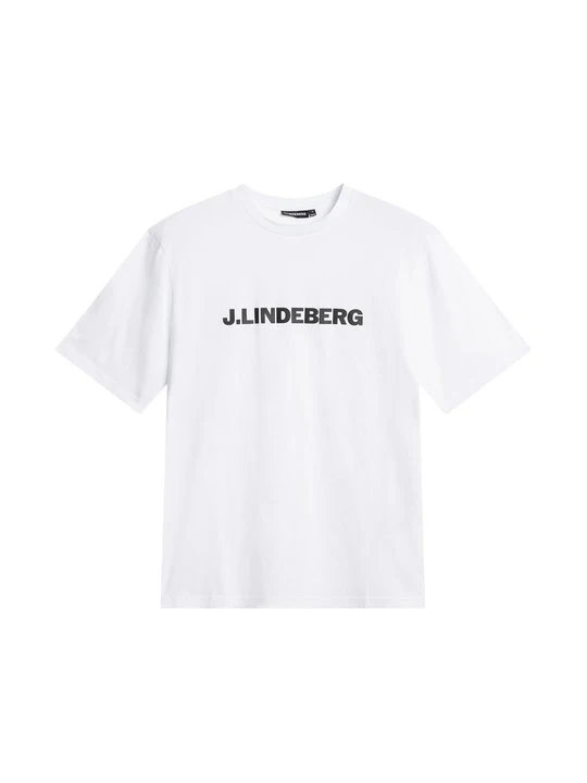 Zdjęcie produktu T-shirt z nadrukiem J.Lindeberg biały