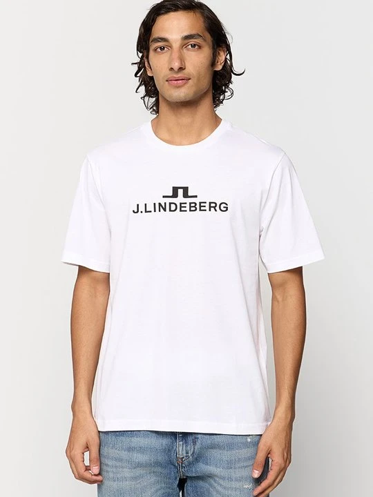 Zdjęcie produktu T-shirt z nadrukiem J.Lindeberg biały