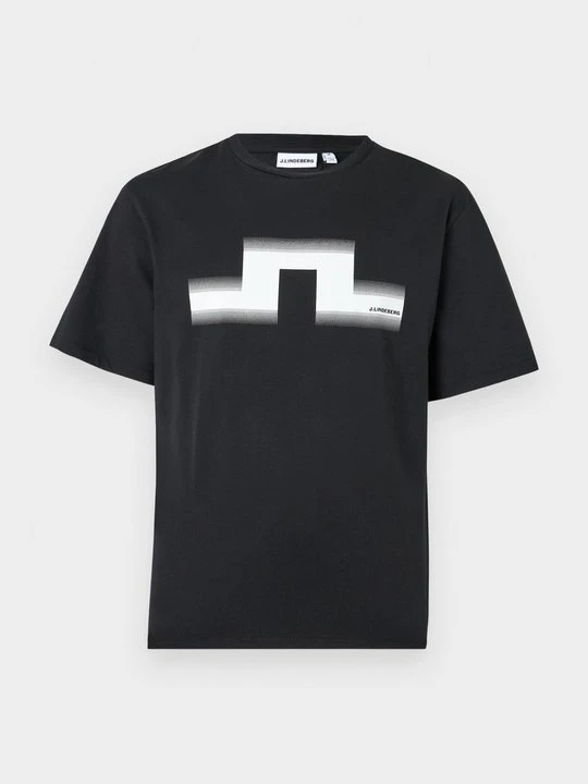 Zdjęcie produktu T-shirt z nadrukiem J.Lindeberg czarny
