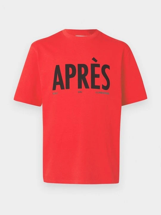 Zdjęcie produktu T-shirt z nadrukiem J.Lindeberg czerwony