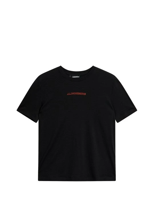 Zdjęcie produktu T-shirt z nadrukiem J.Lindeberg czarny