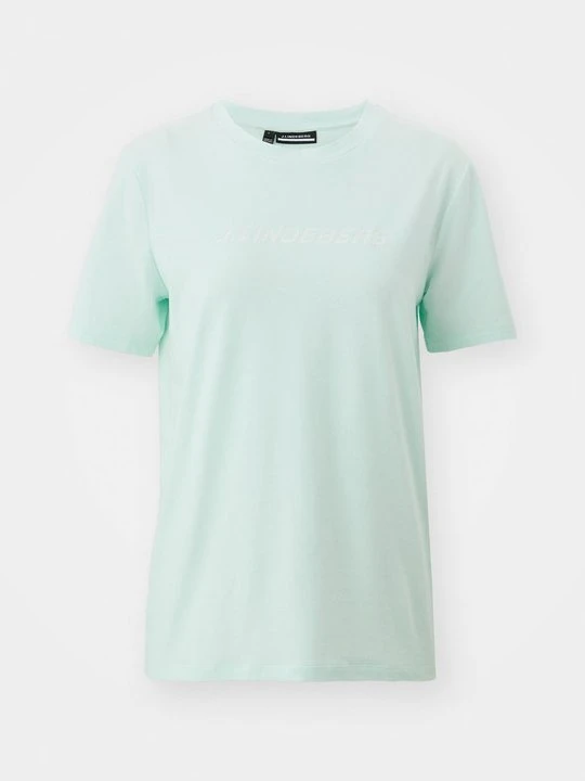 Zdjęcie produktu T-shirt z nadrukiem J.Lindeberg turkusowy