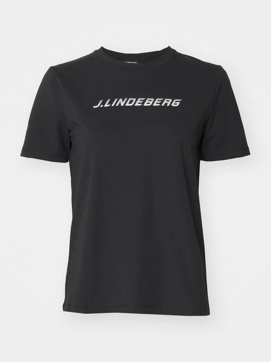 Zdjęcie produktu T-shirt z nadrukiem J.Lindeberg czarny