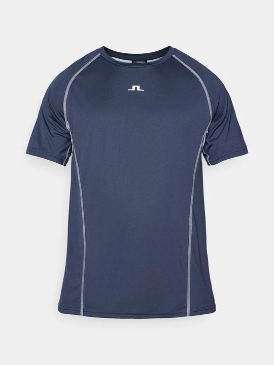 Zdjęcie produktu T-shirt z nadrukiem J.Lindeberg granatowy
