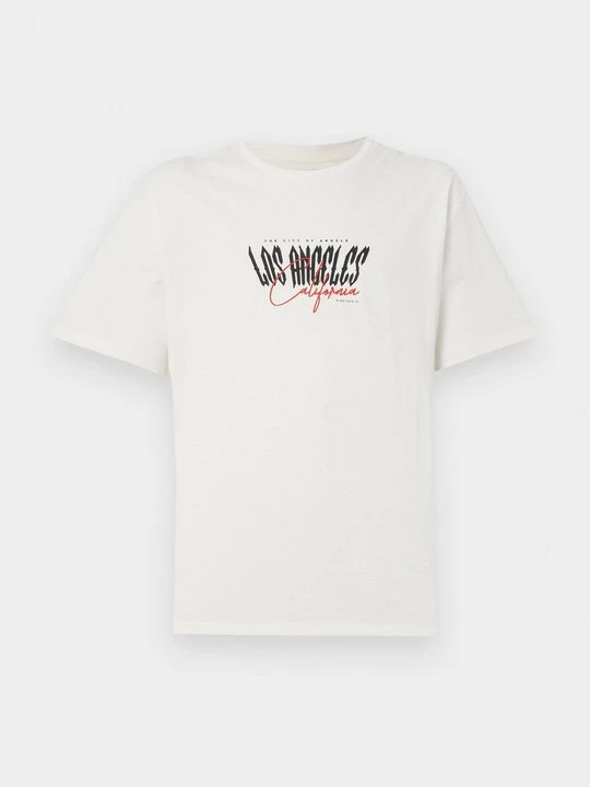Zdjęcie produktu T-shirt z nadrukiem Jack&Jones mleczny