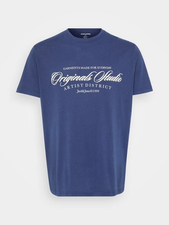 Zdjęcie produktu T-shirt z nadrukiem Jack&Jones niebieski