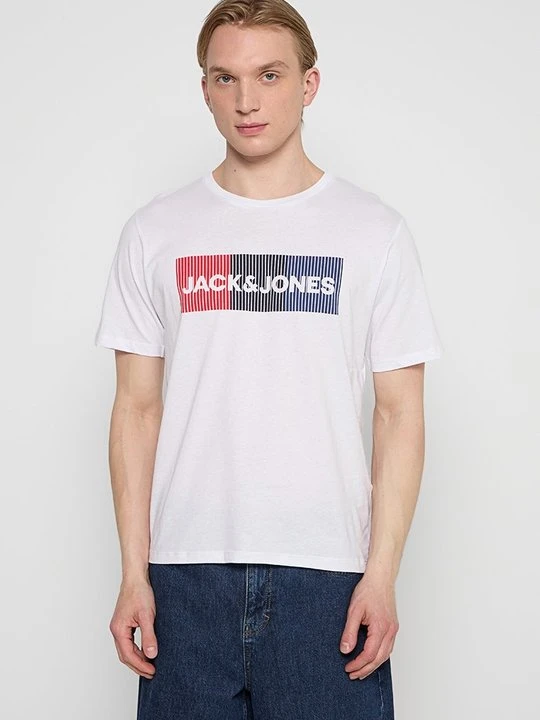 Zdjęcie produktu T-shirt z nadrukiem Jack&Jones biały