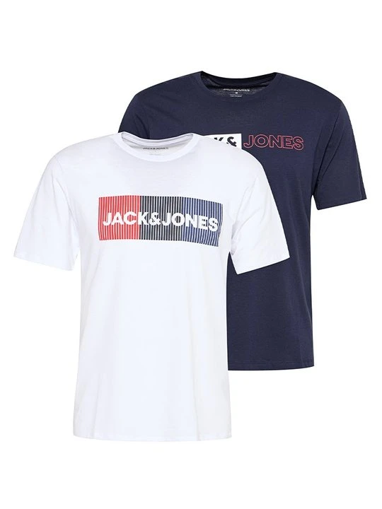 Zdjęcie produktu T-shirt z nadrukiem Jack&Jones niebieski