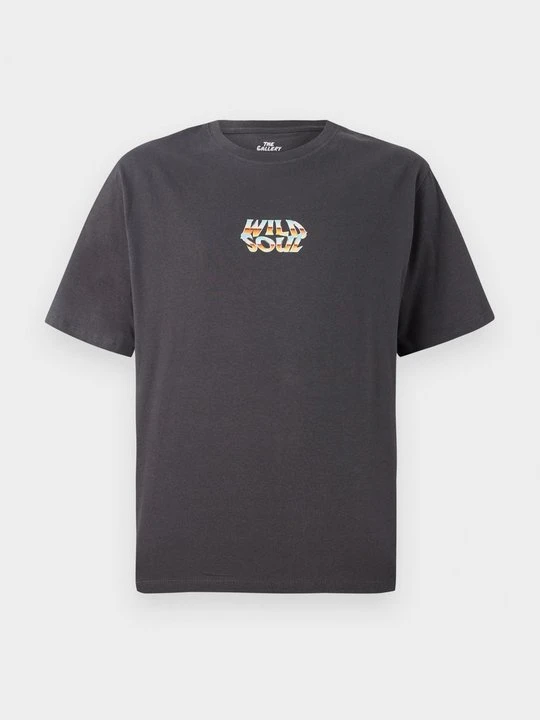 Zdjęcie produktu T-shirt z nadrukiem Jack&Jones ciemnoszary
