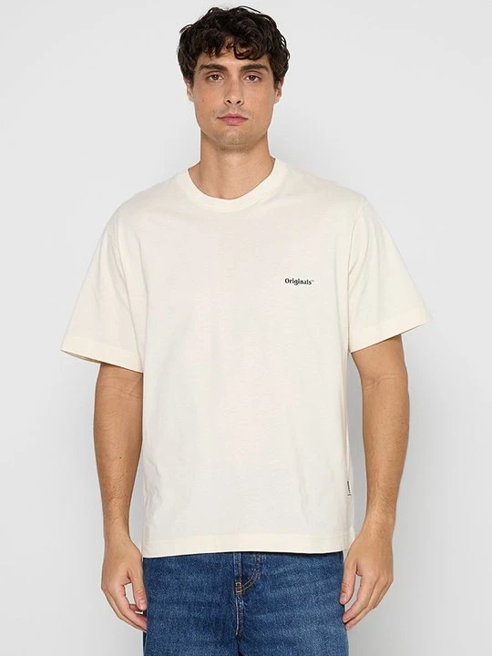 Zdjęcie produktu T-shirt z nadrukiem Jack&Jones mleczny