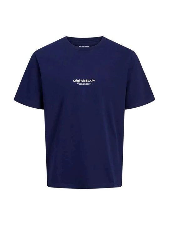 Zdjęcie produktu T-shirt z nadrukiem Jack&Jones granatowy
