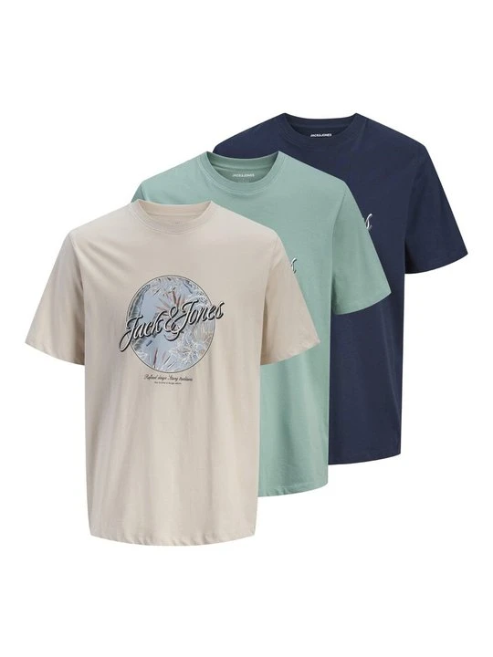 Zdjęcie produktu T-shirt z nadrukiem Jack&Jones niebieski