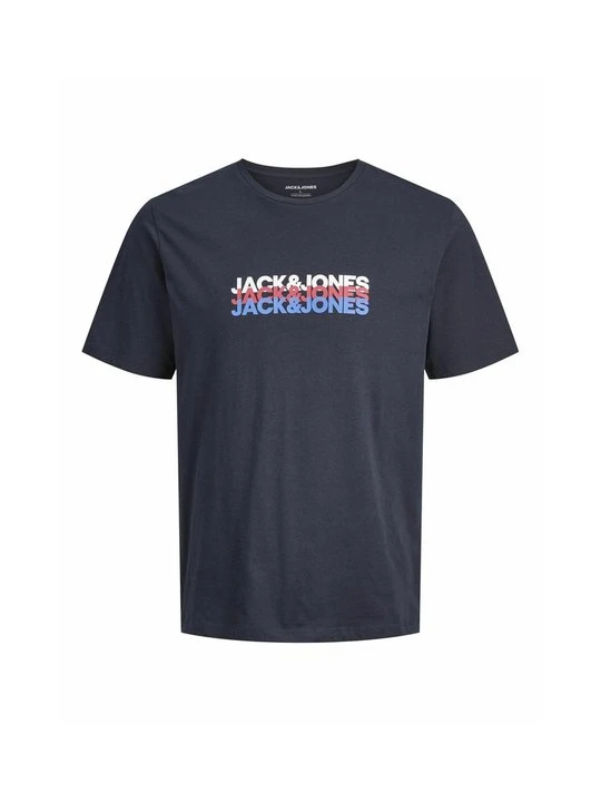 Zdjęcie produktu T-shirt z nadrukiem Jack&Jones granatowy