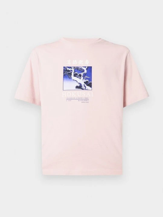 Zdjęcie produktu T-shirt z nadrukiem Jack&Jones jasnoróżowy