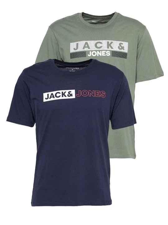 Zdjęcie produktu T-shirt z nadrukiem Jack&Jones granatowy