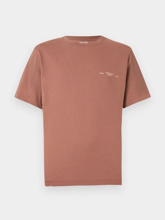 Zdjęcie produktu T-shirt z nadrukiem Jack&Jones jasny brąz