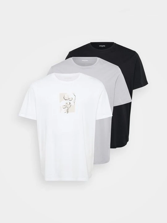 Zdjęcie produktu T-shirt z nadrukiem Jack&Jones szary