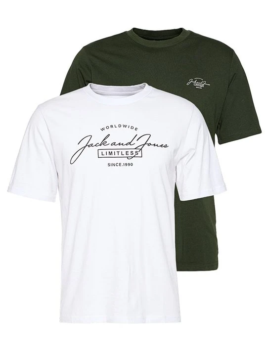 Zdjęcie produktu T-shirt z nadrukiem Jack&Jones zielony