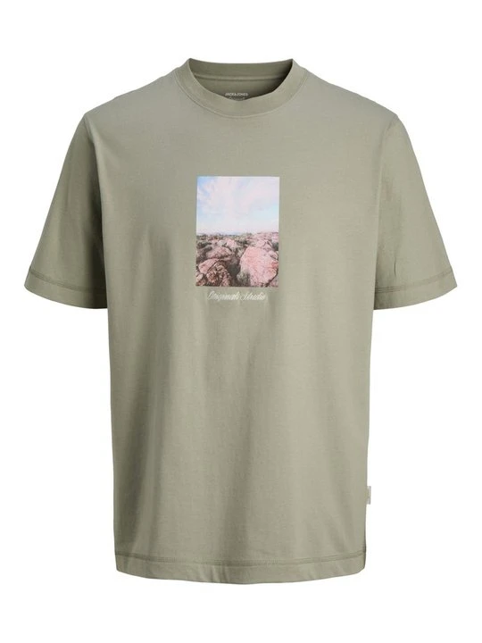 Zdjęcie produktu T-shirt z nadrukiem Jack&Jones jasnozielony